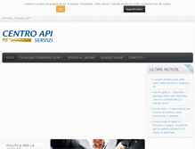 Tablet Screenshot of centroapiservizi.it